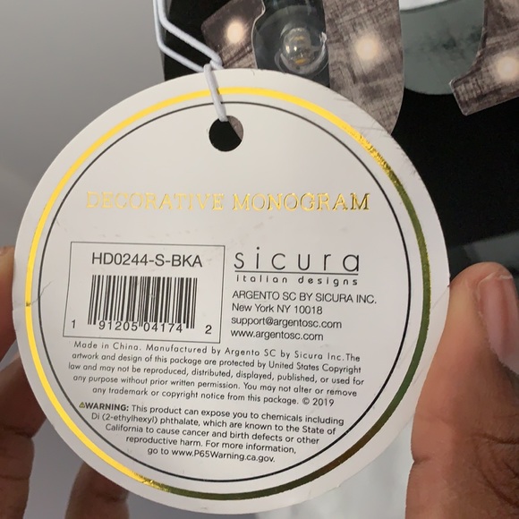 Light up “S” decor 💡 - Picture 4 of 4